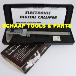 Schuifmaat 150mm RVS digitaal in cassette | 03650.0000